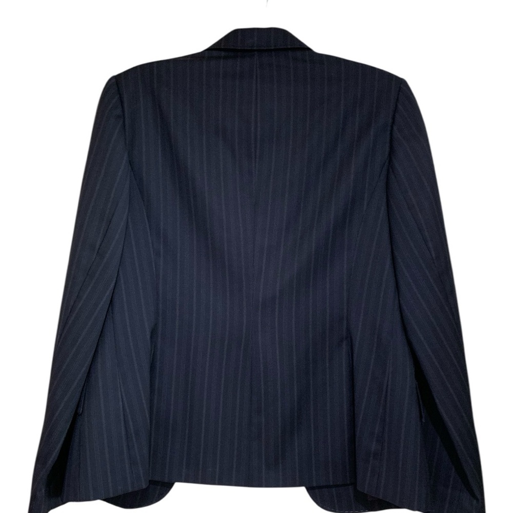 Brooks Brothers Dark Blue Pinstripe Blazer Size 6 - Picture 2 of 8